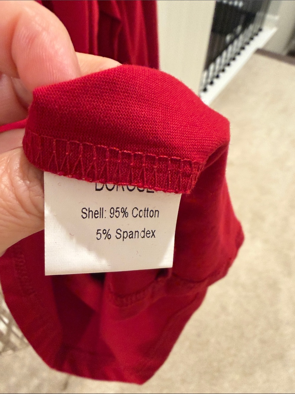 Red L/S Top - Picture 4 of 5